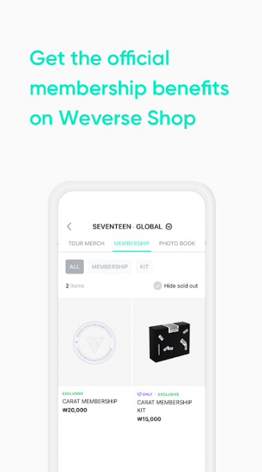wvs(Weverse Shop)下载安卓版截图0