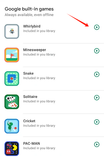 google play games°