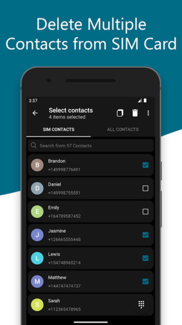 SIM Contacts°v1.2.3Ѱͼ0