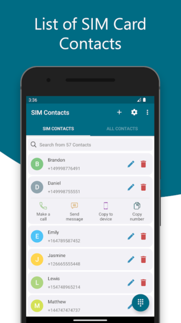 SIM Contacts°v1.2.3Ѱͼ3