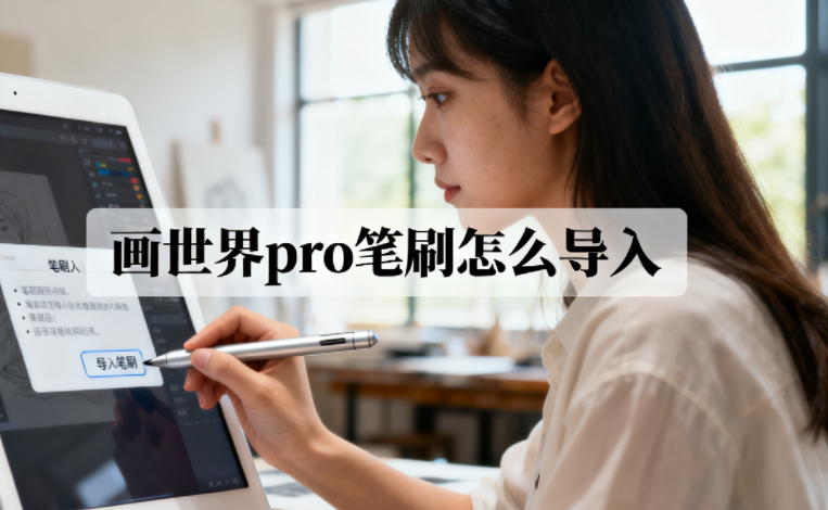 画世界pro笔刷怎么导入 画世界pro上色教程 画世界pro笔刷怎么导入 画世界pro上色教程