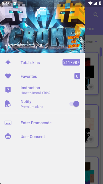 ҵƤʦ°(SKINS MASTER for Minecraft)ͼ