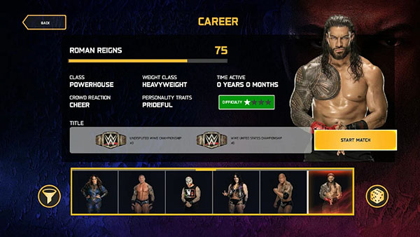 WWE2K25ֻv0.1074.0 °