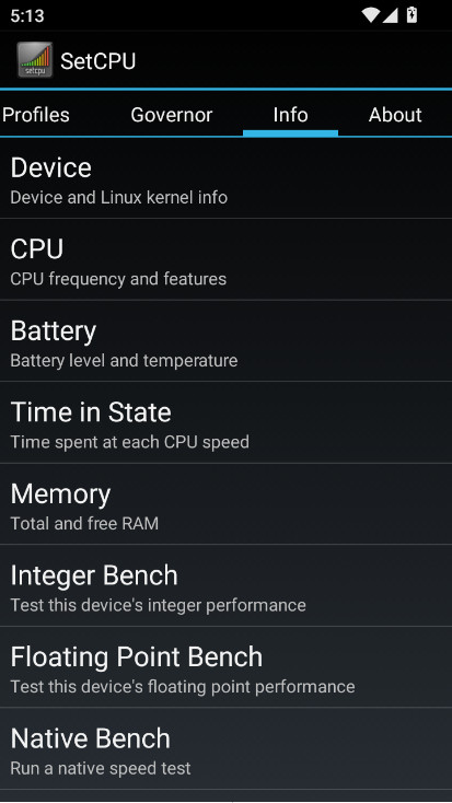 setcpu免root版安卓cpu超频工具下载截图