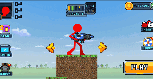 红色火柴人战斗游戏手机版下载(Stick Craft)截图