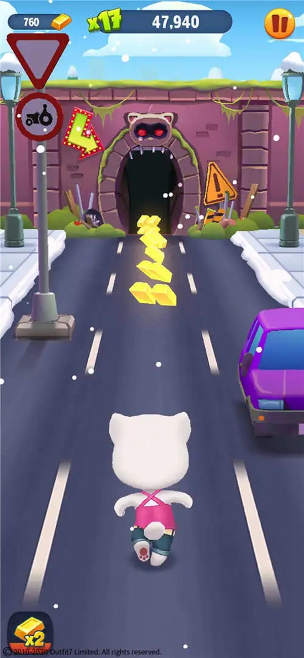 汤姆猫跑酷官方正版下载截图