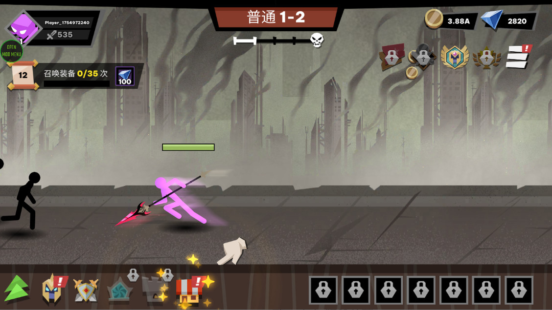˴ս(Stickman vs Monster: Idle Game)v2.0.07 °
