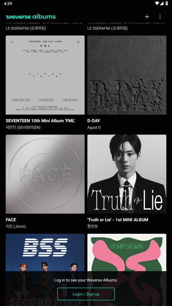 Weverse Albums���°�����v1.8.5 �ֻ���