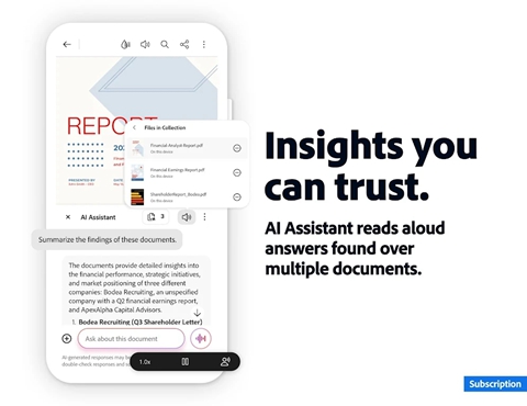 Adobe Reader PDF�Ķ�����׿�����°�����(Adobe Acrobat)��ͼ