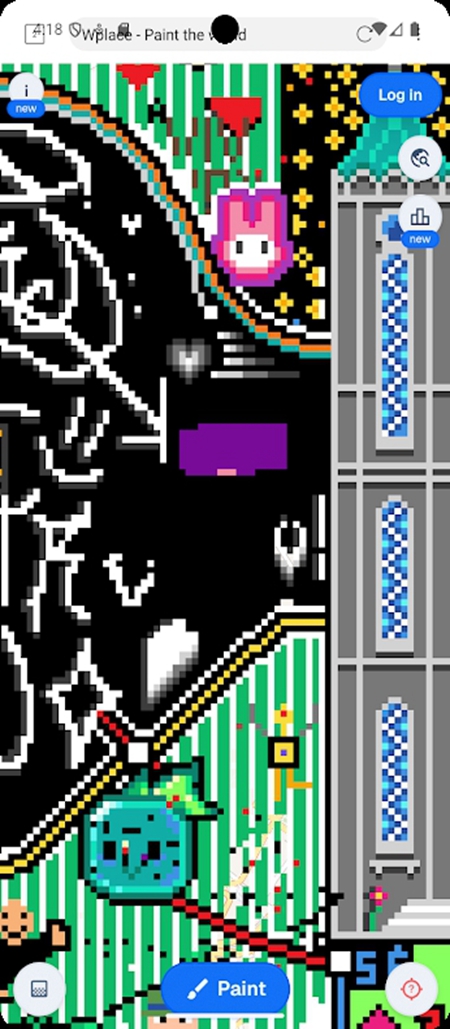 WPLACE���ص�ͼ�༭���ֻ������ؽ�ͼ