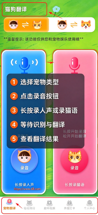宠物猫咪翻译器 宠物猫咪翻译器