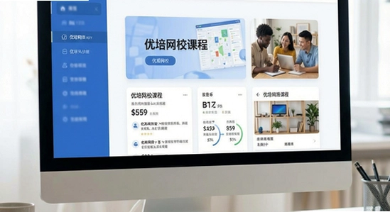 优培网校课程界面展示