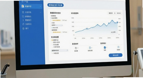 慈恩PLUS门诊端数据备份与安全设置界面
