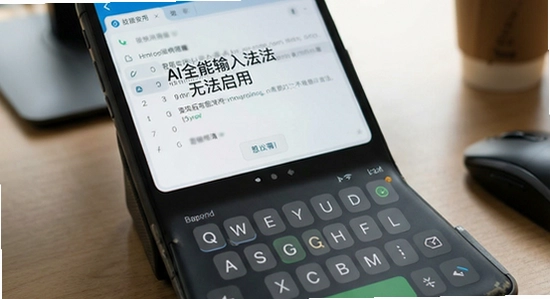 AI全能输入法安装后无法启用怎么办