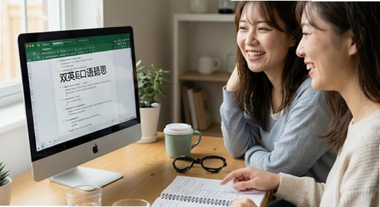 双英口语雅思备考场景图