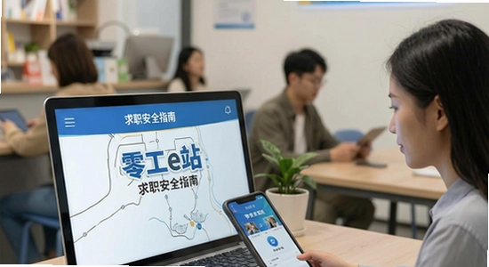 零工e站求职安全指南场景图