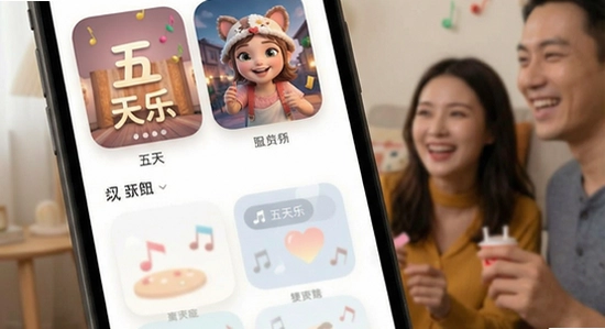 五天乐应用主界面展示