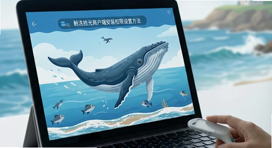 鲸洗拾光商户端安装权限设置方法