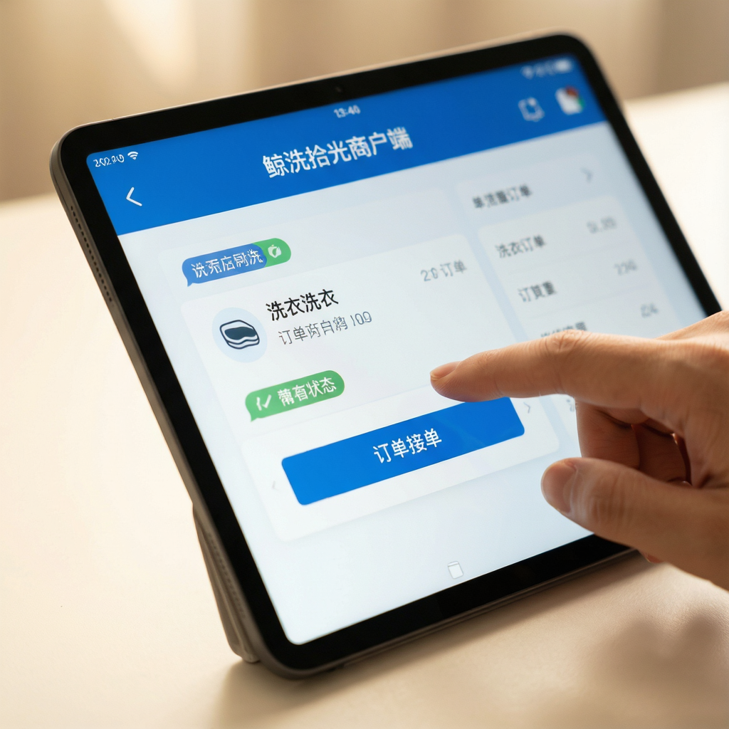 鲸洗拾光商户端下载截图