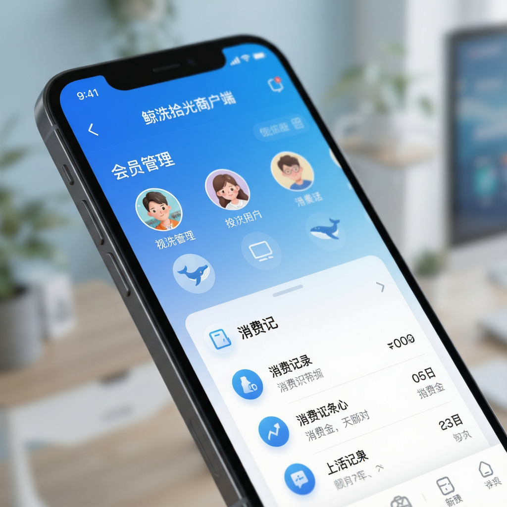 鲸洗拾光商户端下载截图