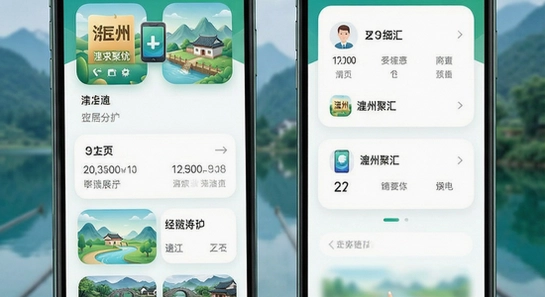 ��ݾۻ�App��ҳ����չʾͼ