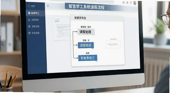 智慧学工系统请假流程怎么走