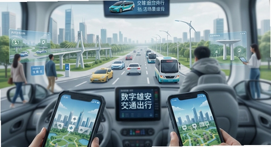 数字雄安交通出行与生活场景 670x360