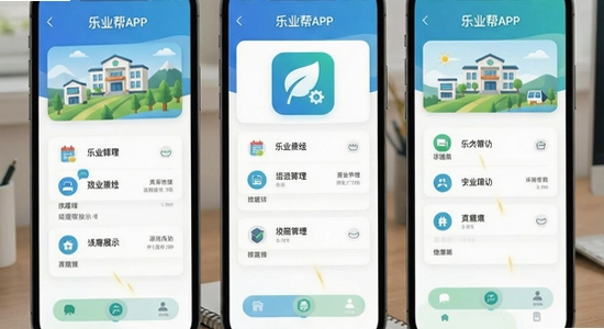 ��ҵ��APP�����湦��չʾͼ