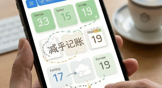 减乎多场景应用打卡记账习惯追踪图 670x360