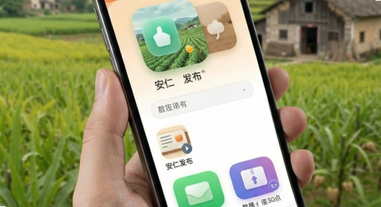安仁发布app界面展示图