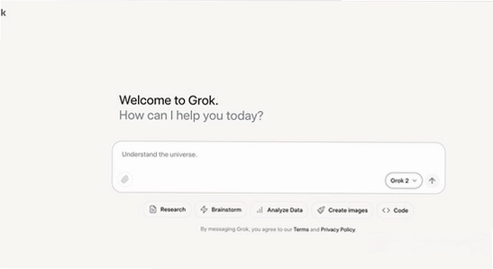 grok�ֻ������°汾 ʹ�ý���,�ؼ��ʰ���grok���°汾,չʾӦ���������е��������,���� ��ˮӡ