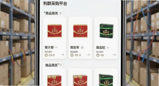 利群采购平台app首页商品分类展示图