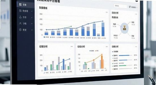 利群采购平台数据看板与动销分析界面