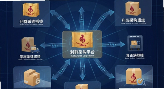 利群采购平台多角色协作与审批流程示意图
