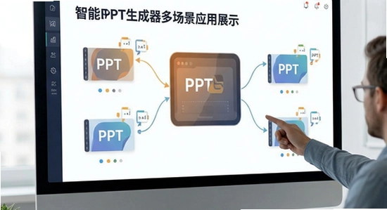 智能PPT生成器多场景应用展示图