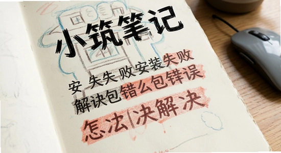 小筑笔记安装失败 解析包错误 怎么解决