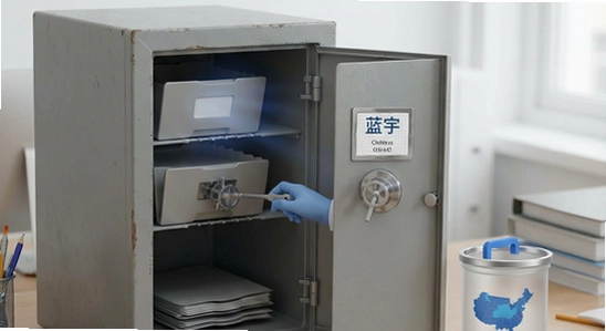 蓝宇文件保险箱与清理回收站功能示意图 670x360