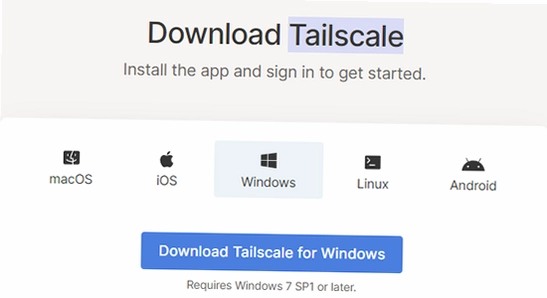 Tailscale官方版下载安装界面截图,色彩丰富无水印宣传图