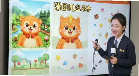 渭团团多场景应用展示图