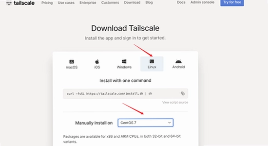 Tailscale官方版下载 安装步骤 界面截图