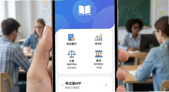 考试通APP主界面功能展示图