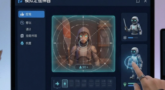 ģ�ⶨλ���������湦��չʾͼ