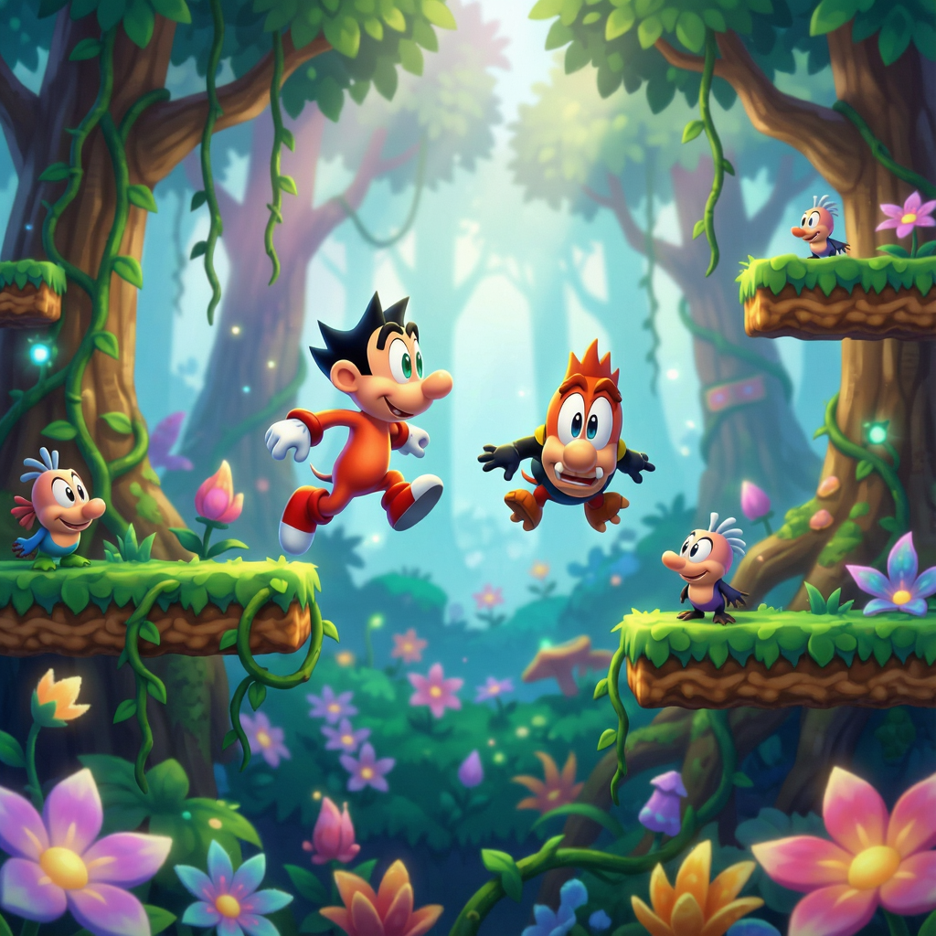 ��������Դ(Rayman Origins)�ٷ������ؽ�ͼ