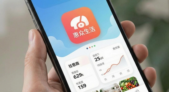 惠众生活app界面展示