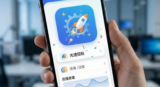 光速招标app界面展示