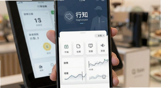 行知收银移动端收银界面展示
