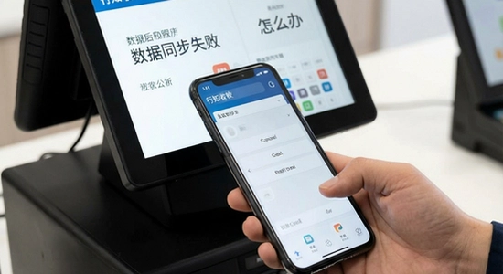 行知收银换手机后数据同步失败怎么办
