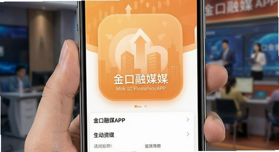 金口融媒APP界面展示图