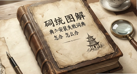 传统图解词典安装失败怎么办