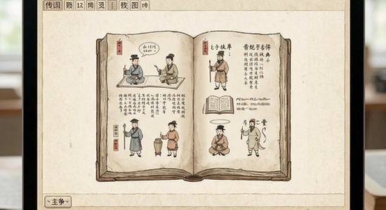 传统图解词典主界面展示